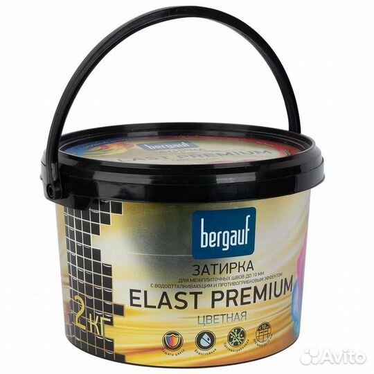 Затирка для швов фуга Bergauf Elast Premium