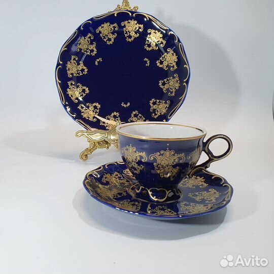 Чайное трио фарфор Lichte Германия