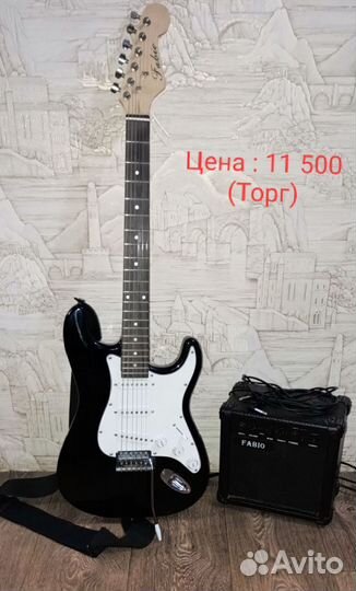 Электро гитара с комбиком