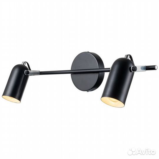 Спот escada Джордж E14 2х40Вт черный хром
