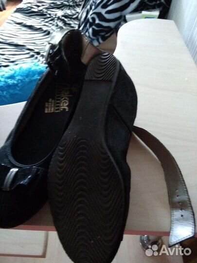 Балетки натуральная кожа 37