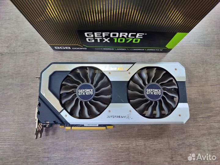 Видеокарта GeForce GTX 1070Ti 8gb Palit Jetstream