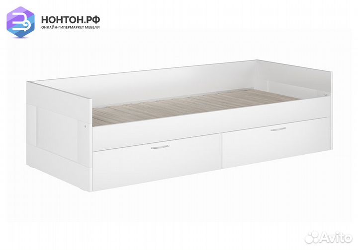 Кровать раздвижная Сириус белая