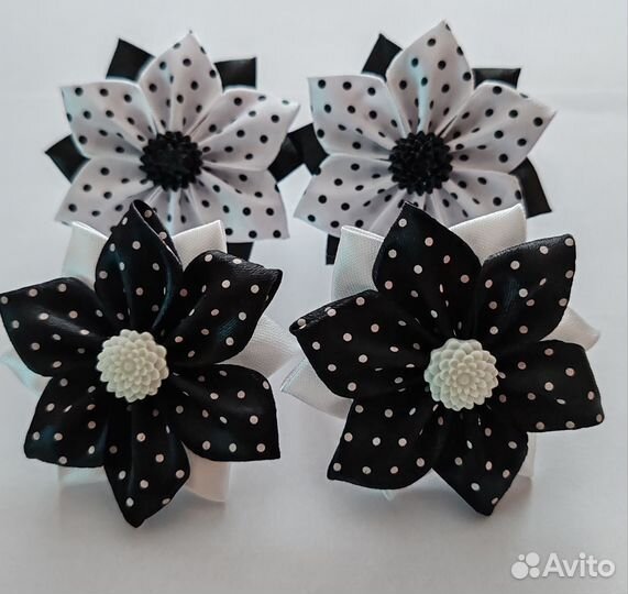 Резинки, заколки для волос, броши