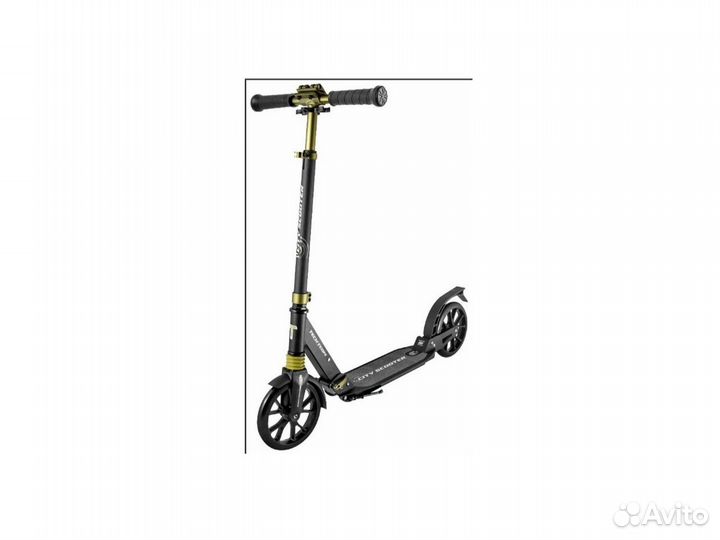 Самокат 398010 тт City scooter black 1/2 черный
