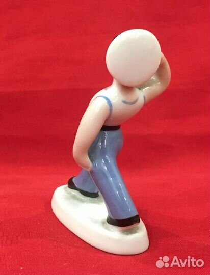 Статуэтка фарфоровая. Юный моряк. СССР