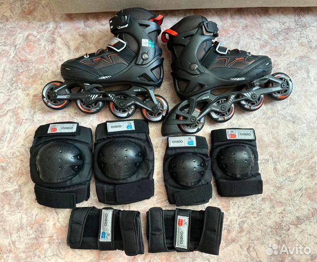 Роликовые коньки детские раздвижные 32 - 35