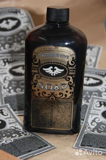 Антибактериальное мыло Tattoo revive