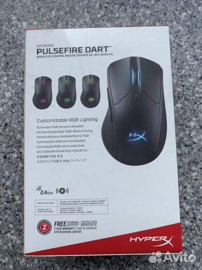 Новая беспроводная мышь HyperX Pulsefire Dart