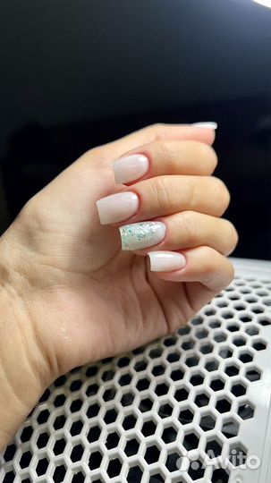 Наращивание ногтей гель лак