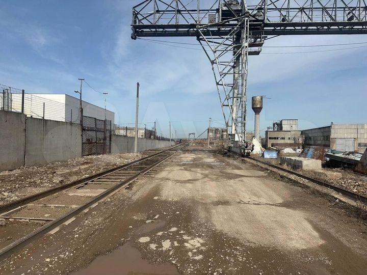 Сдается производственная площадка с жд путями 1600