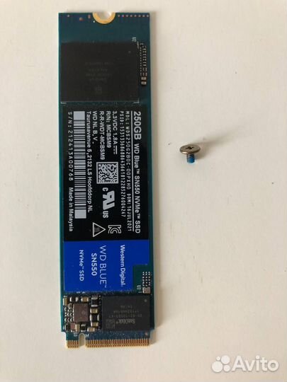 SSD nvme 250gb WD blue SN550