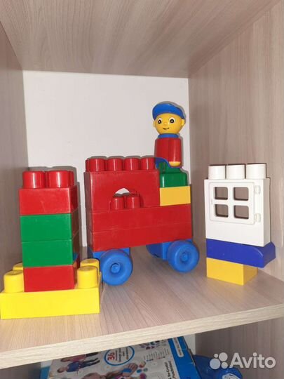 Конструктор для малышей, крупные детали