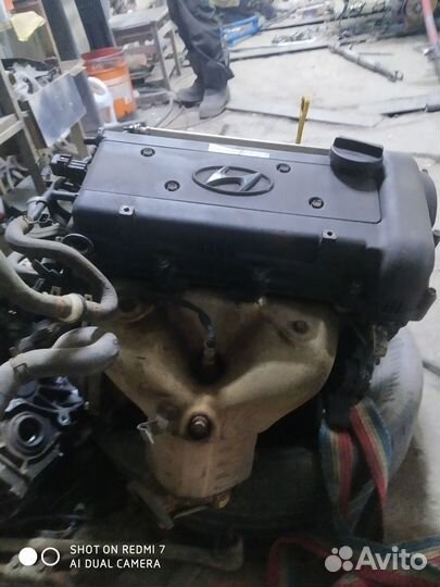 Двигатель kia rio hyundai solaris g4fa 1.4