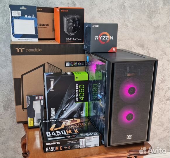 Новый. Гарантия. Игровой комп RTX 4060 Ryzen 5600