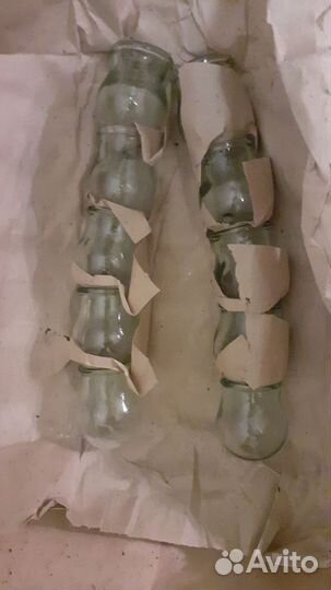 Банки стеклянные медицинские новые