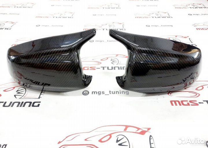 Крышки зеркал стиль BMW M6 F12 карбон (Дорест)