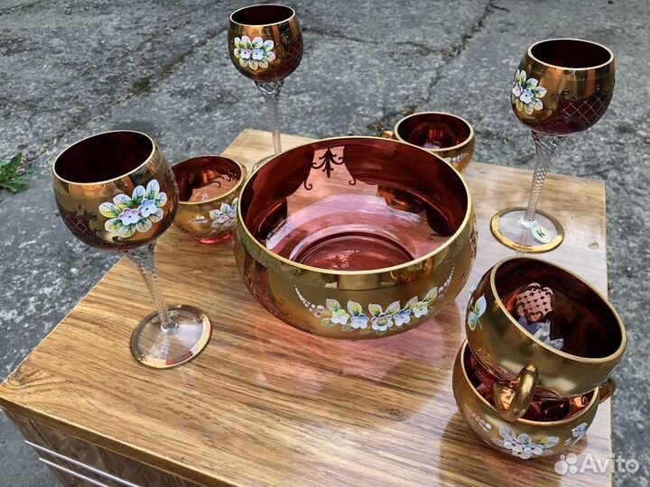 Праздничный набор посуды Богемия Bohemia rokoko