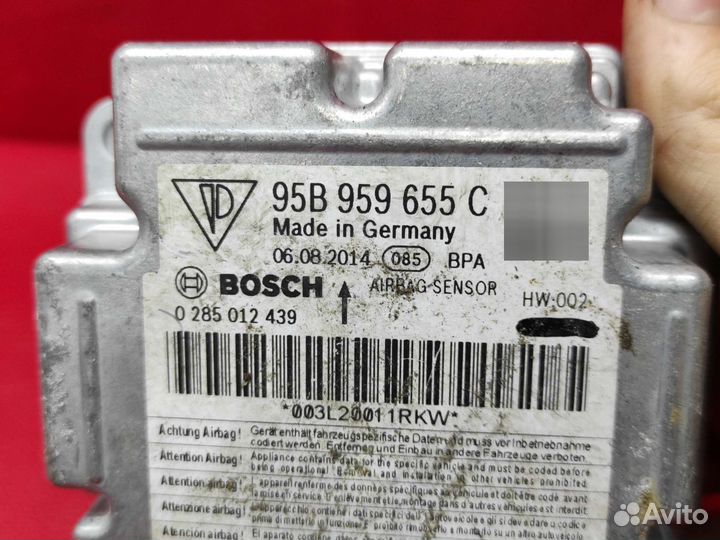 Блок управления Airbag Porsche Macan 95b