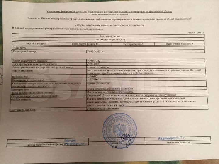 Участок 19 га (СНТ, ДНП)