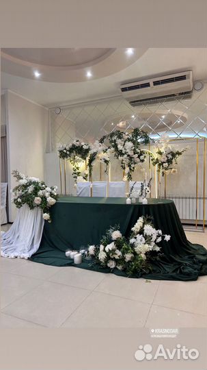 Свадебное оформление зала, банкета