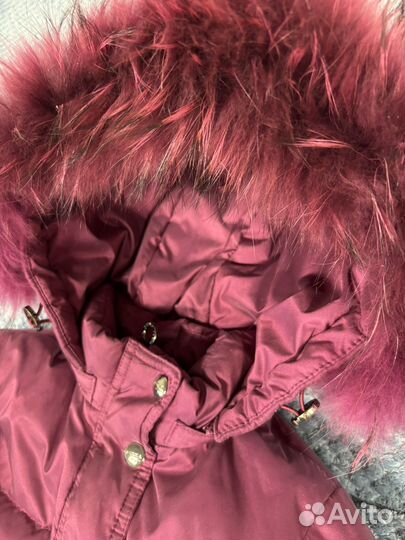 Пуховик для девочки 110 полиэстер-пух-перо