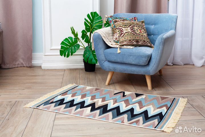 Ковры из хлопка двусторонние Турция 80х125