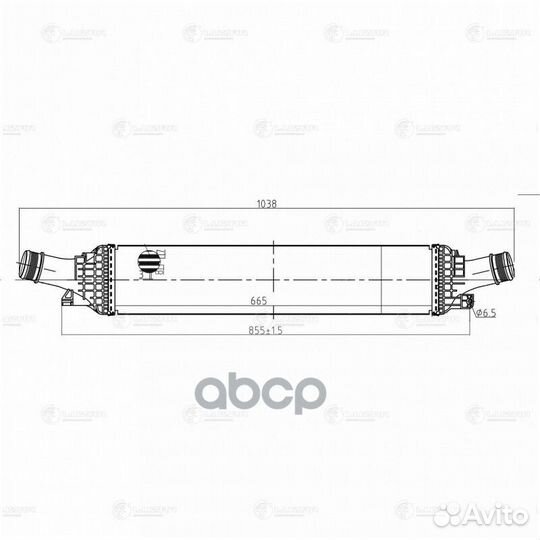 Интеркулер audi A4 (08) /A6 (11) /Q5 (08) LRI