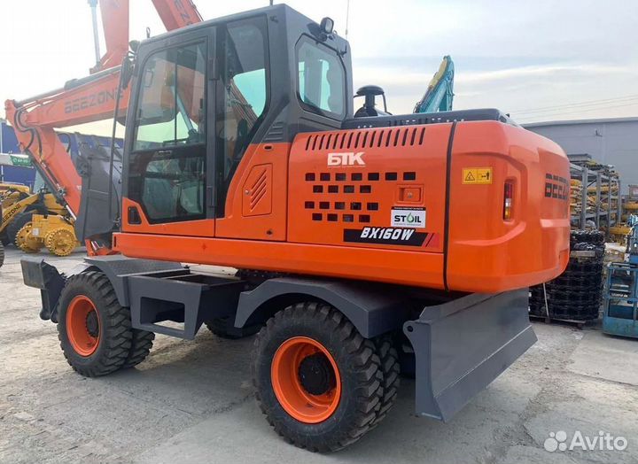 Колёсный экскаватор BEEZONE BX160W, 2023