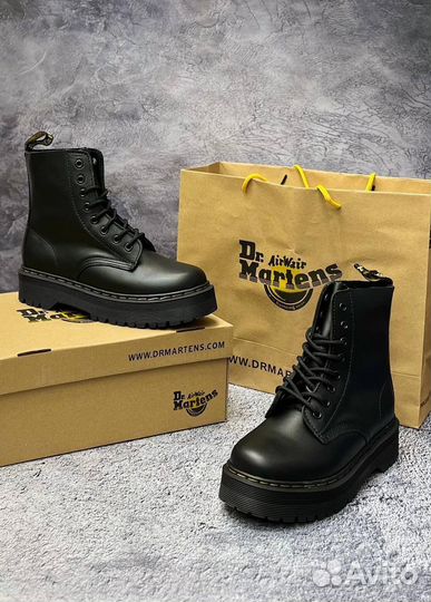 Dr martens ботинки матовая кожа