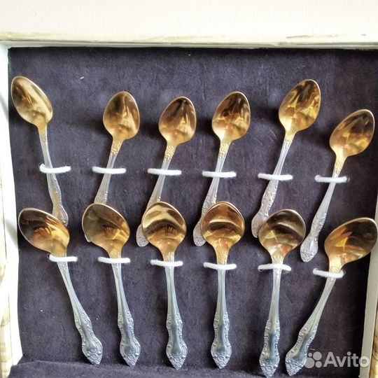 Набор столовых приборов 30 шт нержавейка покрытие