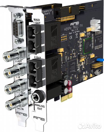 RME hdspe madi FX, 390 канальная 24 Bit/192 kHz Tr