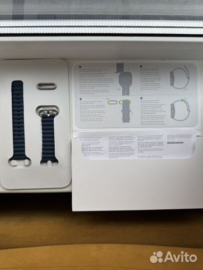 Ремешок apple watch ultra 2 blue ocean band