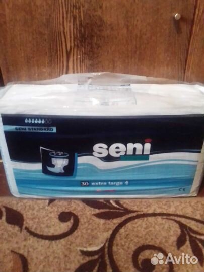 Памперсы для взрослых seni xl 4