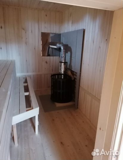 Готовая мобильная баня 7х2,3