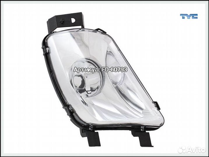 Фара противотуманная правая Peugeot 308