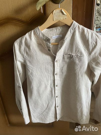 Рубашки школьные 134-146