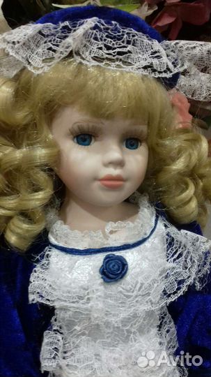 Кукла фарфор винтаж