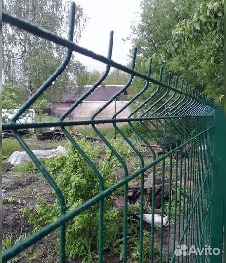 Забор сетка 3д