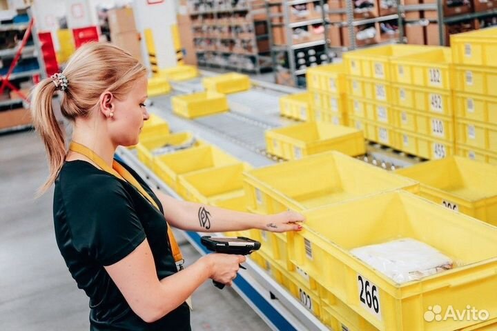 Комплектовщик посылок. Вахта 20 смен питание