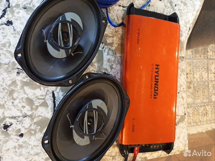 Автомобильный усилитель 4 канала