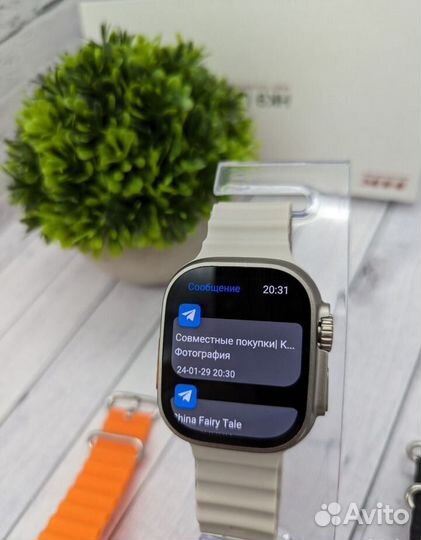 Apple Watch 9 Ultra 2 (Очень плавное меню) 90гц