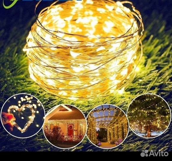 Для декора. Лента светодиодная на батарейках