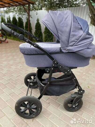 Коляска 2 в 1 Alis Berta Be синий