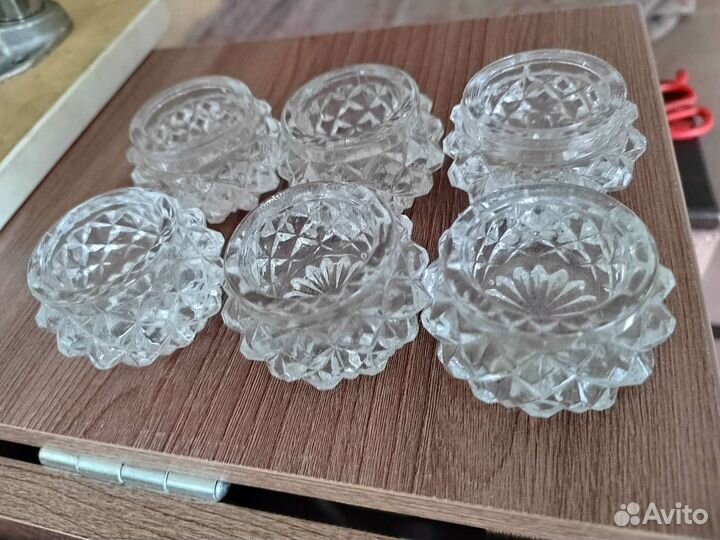 Солонка хрустальная СССР