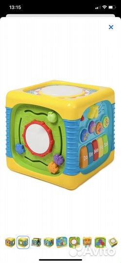 Кубик развивающий со светом и звуком