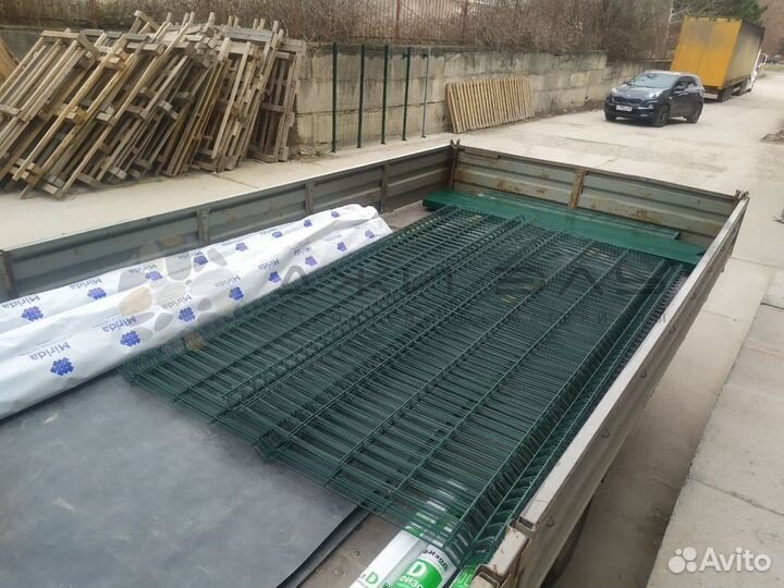 Забор сетка 3D