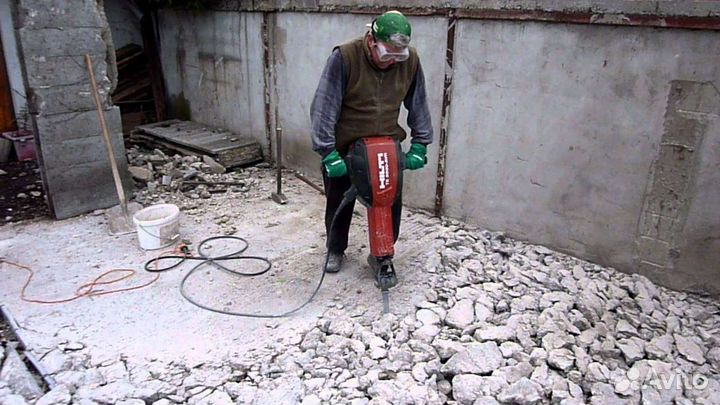 Демонтаж слом стен