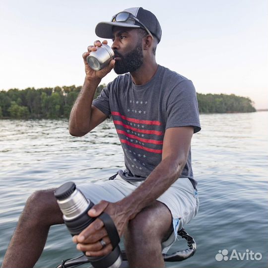 Термос Stanley QuadVac 1л зеленый