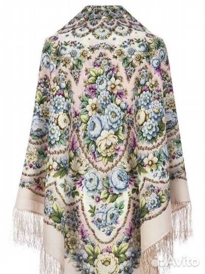 Павловопосадский платок 146 см оригинал